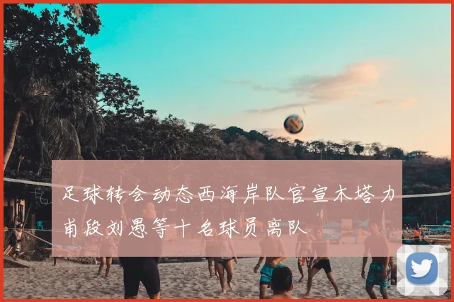 足球转会动态西海岸队官宣木塔力甫段刘愚等十名球员离队